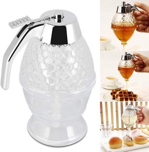 Distributeur de miel en verre
